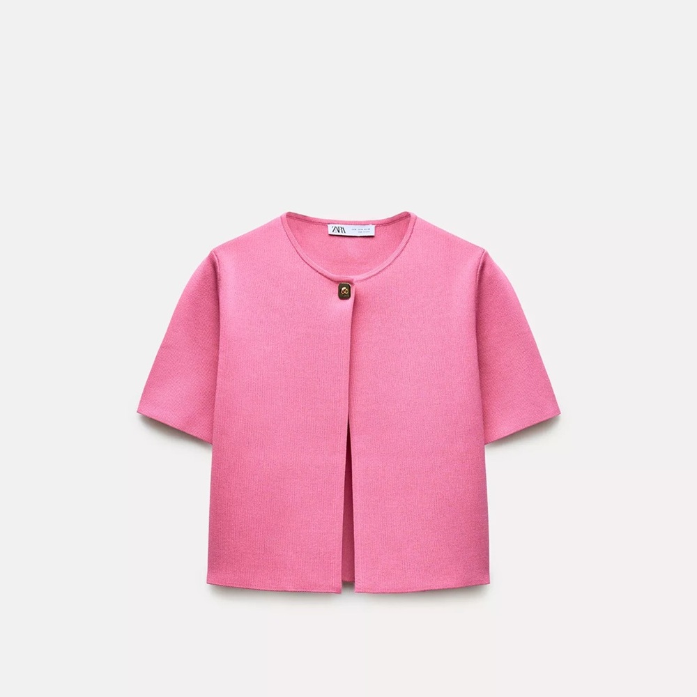 Zara Basic Knit Crop Top